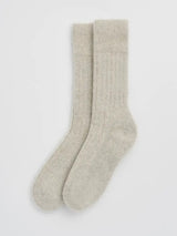 Ultra Soft Alpaca Ribbed Sleep Socks