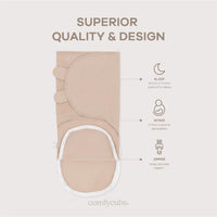 Baby Easy Swaddle Blankets w/ Zipper (0-3 mo.) - 3 Pack