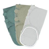 Baby Easy Swaddle Blankets w/ Zipper (0-3 mo.) - 3 Pack