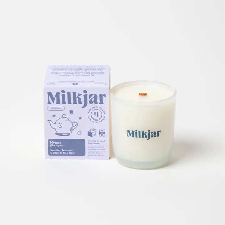 Hygge - Vanilla, Tobacco &amp; Cedar Coconut Soy 8oz Candle