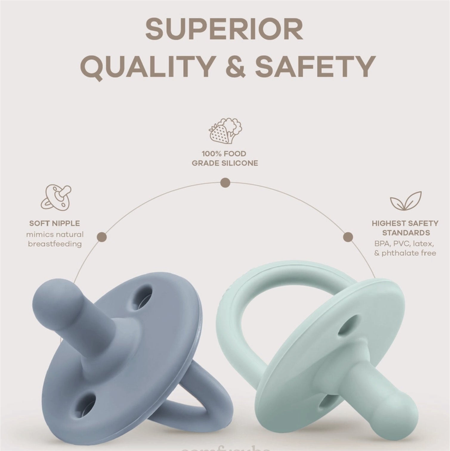 Pacifiers, Pack of 5