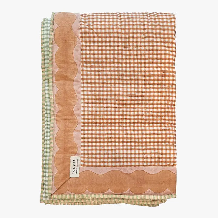 Organic Cotton Quilted Blanket -Delivers Dec 15, 2025