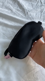 The Lavender Weighted Satin Eye Mask